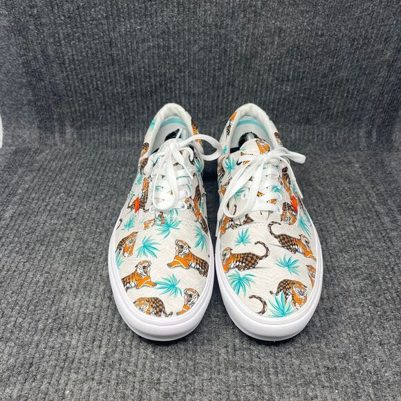 NEW VANS Discovery Project Cat Comfycush ERA Tiger Palm Leaf Print Shoes Mens 13 - Picture 2 of 8